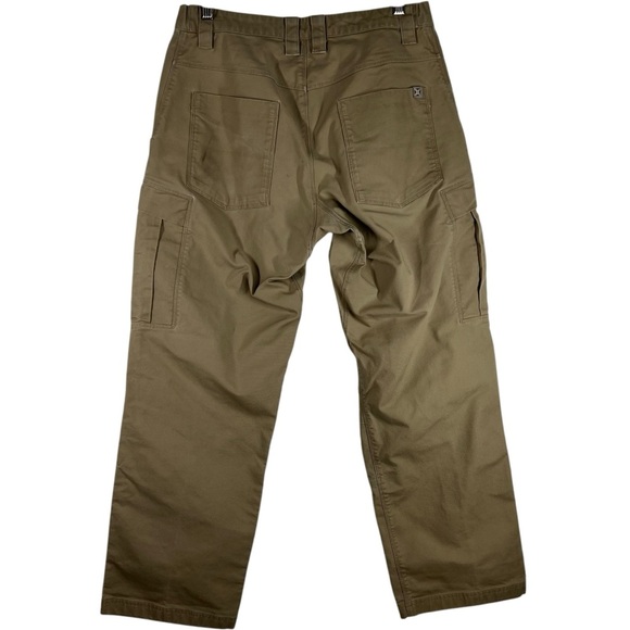 VERTX Men's Tan Cargo Style Medium Weight Cotton Pants Size 32 X 30 - Picture 1 of 7